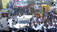 Mortal remains of Oommen Chandy leave for native place