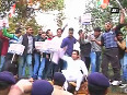 Youth Congress protests against Shakur Basti demolition