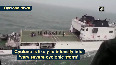 Cyclone Nivar Indian Coast Guard vessel ready with relief items off Chennai coast.mp4
