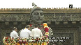 CM Uddhav Thackeray, Aaditya Thackeray pay tribute to Chhatrapati Shivaji