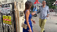 Shriya Saran spotted in Bandra