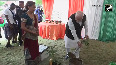 PM Modi, T&T PM Kamla Persad plant Neem tree at Red House under Ek Ped Maa Ke Naam Campaign
