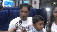 Couple celebrate son bday on first Vande Bharat when it crossed worlds highest - Chenab Bridge