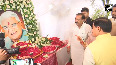 CM Mohan Yadav pays floral tribute to former MP CM Babulal Gaur on his death anniversary