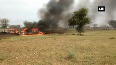 Watch Indian Air Force MiG 27 crashes near Jodhpur, pilot safe