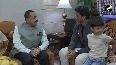 Astronaut Shubhanshu Shukla's adorable moment with son goes viral