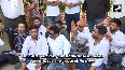 NEET Result row Students hold a sitting protest at Jantar Mantar against NTA
