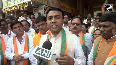Goa CM Pramod Sawant, BJP workers celebrate NDA S lead in Bihar Elections