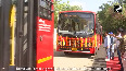 Gujarat CM Bhupendra Patel inaugurates e-bus service in Ahmedabad on World Environment Day