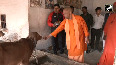 UP CM Yogi Adityanath offers prayers at Devi Patan Temple in Balrampur