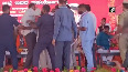Scuffle broke out on stage between Bengaluru Rural MP, Karnataka Minister