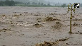 Temple Submerged as Chenab River Swells in Akhnoor, J&amp K