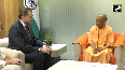 CM Yogi meets Russian delegation at Expo Mart in Greater Noida
