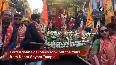 Assam Enthusiastic devotees take out Nishan Yatra in Nagaon to mark early Holi celebrations