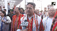 Tripura CM Manik Saha attends Janjatiya Gaurav Diwas observance at Khumulwng, Tripura