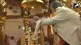 Errol Musk father of Tesla CEO Elon Musk, offers prayer at Delhis ISKCON Temple