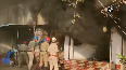 Watch Fire breaks out at electrical bike showroom in Visakhapatnam