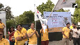 Fit India Sunday on Cycle marathon organized at Major Dhyanchand National Stadium, Delhi
