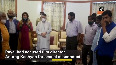 Payal Ghosh meets Maha Governor along with Athawale