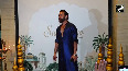 Terence Lewis was seen in a traditional look and posed for the paps
