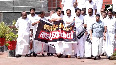 OPPOSITION STAGES WALK OUT IN KERALA ASSEMBLY OVER SABARIMALA GOLD PLATING ROW