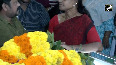 People pay last respects to actor Robo Shankar at his Chennai residence