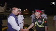 Rajnath Singh arrives at Qingdao airport