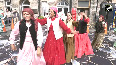 Over 150 women gathered at iconic Mall Road to perform traditional Himachali Nati dance