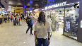 Neha Dhupia was seen in a cool and casual look, posed fiercely for the paps