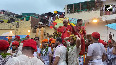 Thousands of devotees thronged to witness divine Bharat Milap in Varanasi amid heavy rainfall