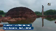 'Ashoka Pillar','Buddha Relic Stupa' submerged under floodwater in Bihar
