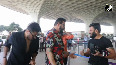 Sanjay Dutt rocks his casual look at Mumbai Airport