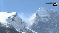 Modi enjoys beauty of snow-capped mountains in Mukhwa, Uttarakhand