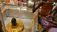 Varanasi Admin welcomes devotees with petal shower at Kashi Vishwanath on first sawan Monday