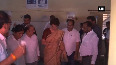 Priyanka Gandhi meets injured party worker in Raebareli