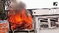 WB Massive fire breaks out at residential building in Siliguri