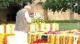 PM Modi paid tribute to Mahatma Gandhi at Rajghat. New Delhi  Gandhi Jayanti