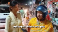 Watch: Minister Smriti Irani's scooter ride in Amethi