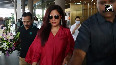 Richa Chadha flaunts her red ethnic look in Mumbai