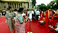 Former President Ramnath Kovind arrives at Narendra Modi's oath ceremony as Prime Minister