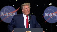 New age of American ambition has begun Prez Trump after SpaceX Dragon Capsule successfully reached low Earth orbit.mp4