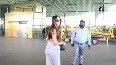 Flying in style, Tara Sutaria makes dashing appearance at Mumbai airport
