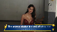 Disha Patani sizzles in red off-shoulder cocktail dress