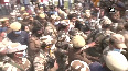 MoS Ajay Mishra casts vote in Lakhimpur Kheri amid tight security