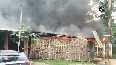 Assam: Man dies in custody, People set Police Station on fire in Nagaon