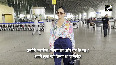 Sunny Leone showed perfect spring look in floral shirt, posed for paps