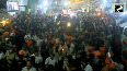 Home Minister Amit Shah held a road show in Hyderabad in support of Madhavi Latha, crowd gathered to watch