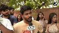 Delhi Students from various institutes hold protest against Congress over Sam Pitrodas remarks