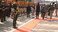 J&K CM Omar Abdullah receives guard of honour during Darbar Move session at Civil Secretariat