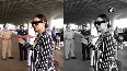 Malaika oozes extravagance at Mumbai airport